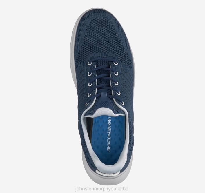 Johnston & Murphy Hommes évasion tricot u-gorge TXRN69 chaussures tricot bleu marine